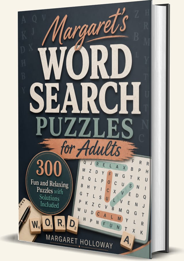 Cover of Margaret's Word Search Puzzles for Adults
